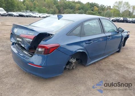 2025 Honda Civic Hybrid Sport/Sport Touring from USA, damaged, VIN 2HGFE4F89SH311281